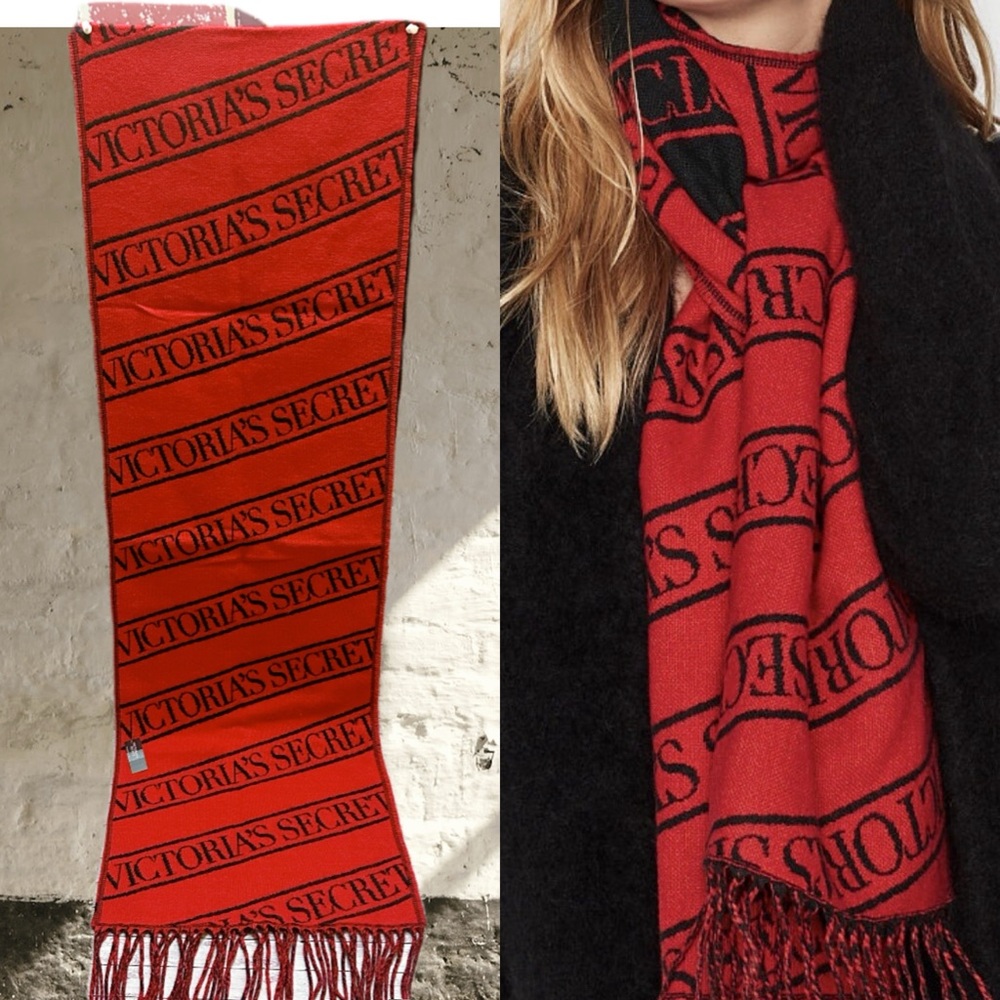 Victoria's Secret  Women’s Bold Red Scarf Wrap